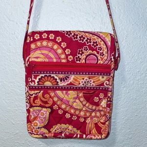 Vera Bradley Mini Hipster Crossbody Bag in Raspberry Fizz Pattern